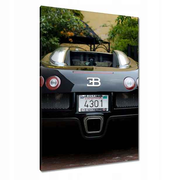 Obrazy 70x100 Žluté Bugatti