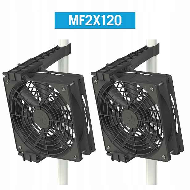 Secret Jardin Monkey Fan 2x120 mm 24 V tichý směšovací ventilátor