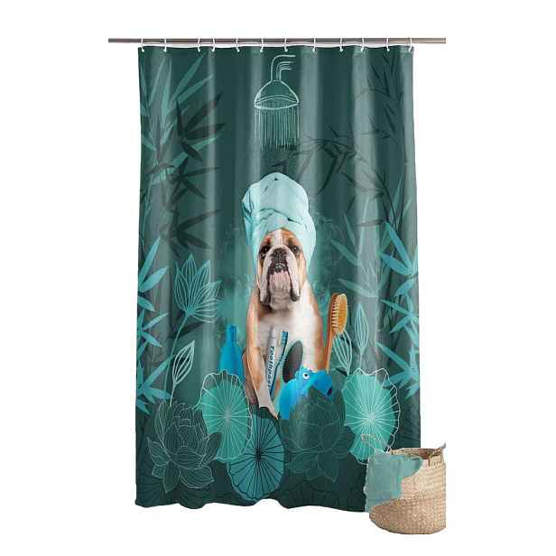 Sprchový závěs 180x200 cm Doggy zen – douceur d'intérieur