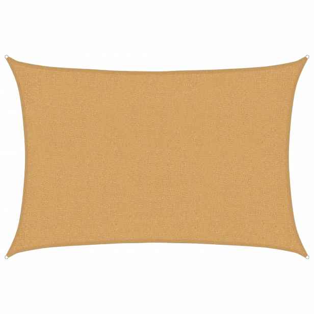 vidaXL Plachta proti slunci 160 g/m² obdélník písková 2 x 2,5 m HDPE