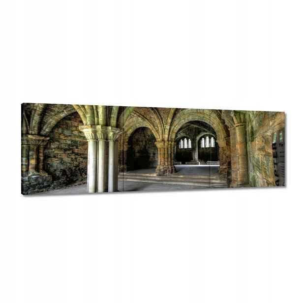 Obrazy 120x40 Interiér zámku Sloupy a oblouky