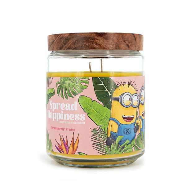 Velká svíčka Spread Happiness Minions