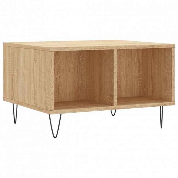 vidaXL Konferenční stolek dub sonoma 60x50x36,5 cm kompozitní dřevo
