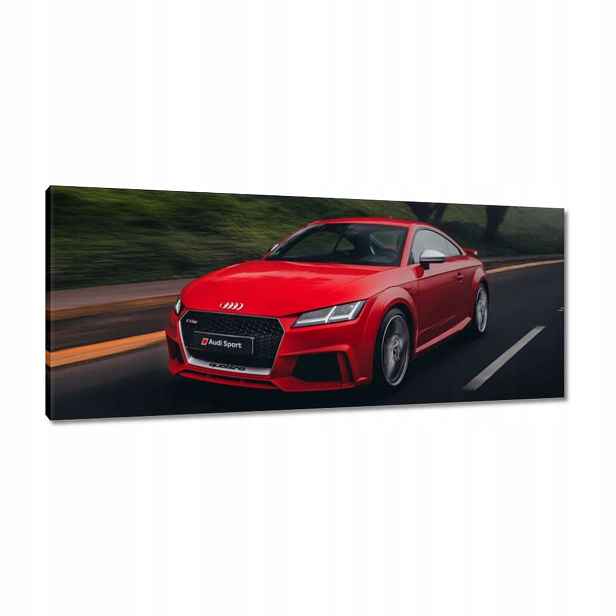 Obrazy 100x40 Červené Audi Auto
