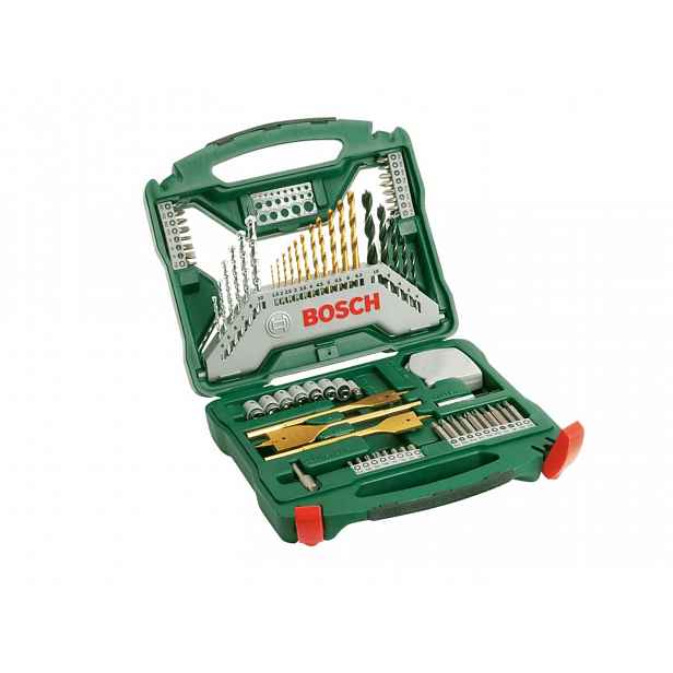 Bosch - 70dílná sada bitů, vrtáků a nástrčných klíčů 2607019329