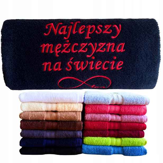 Dárek ke Dni Chlapce pro manžela, syna, kolegu, muže, muže, ručník s výšivkou