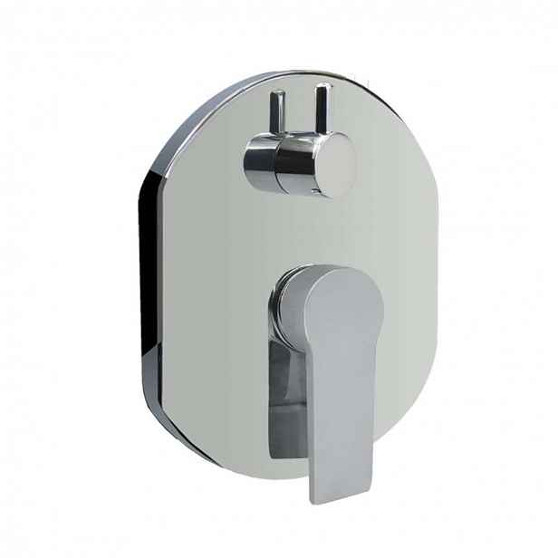 Mereo Dita - Baterie pod omítku pro 2 spotřebiče, s tělesem, chrom CBE60106DB