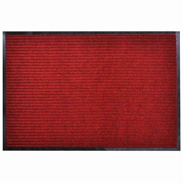 vidaXL Rohožka červená 90x120 cm PVC