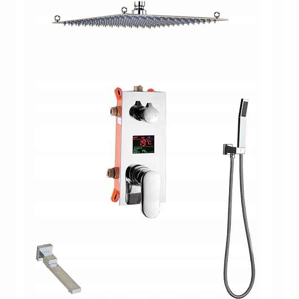 Podomítkový Set Led Dešťová Sprcha 50