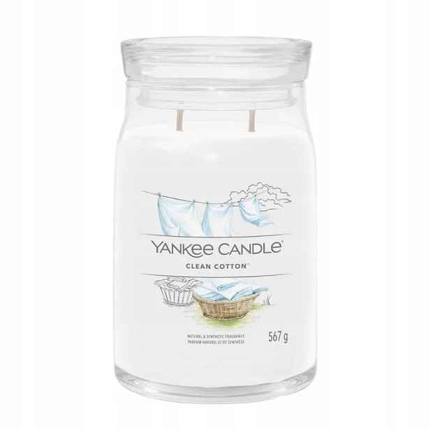 Yankee Candle Vonná Svíčka Clean Cotton 567 G