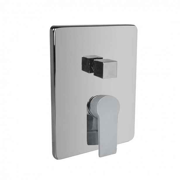 Mereo Dita - Baterie pod omítku pro 2 spotřebiče, s tělesem, chrom CBE60106DC