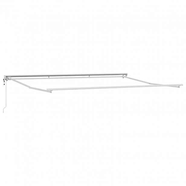 vidaXL Electric Awning Frame 4,5 x 3,5 m Bílá