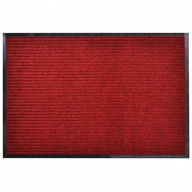 vidaXL Rohožka červená 120x180 cm PVC