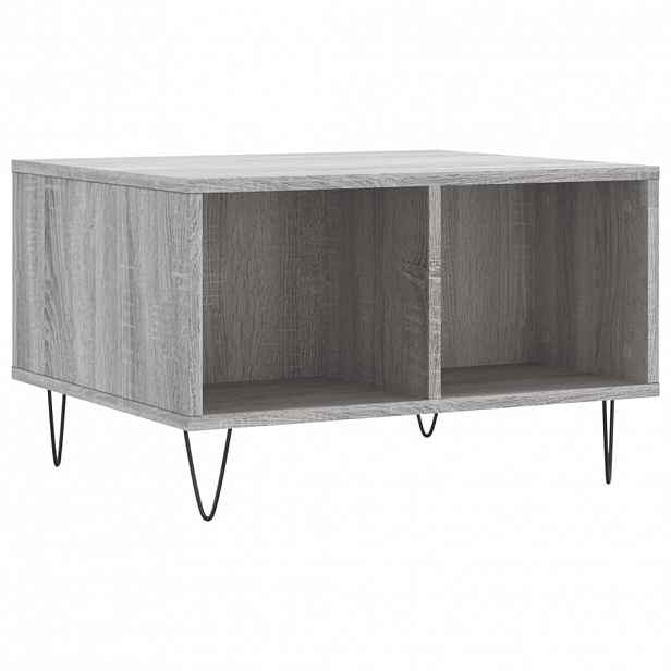 vidaXL Konferenční stolek šedý sonoma 60x50x36,5 cm kompozitní dřevo