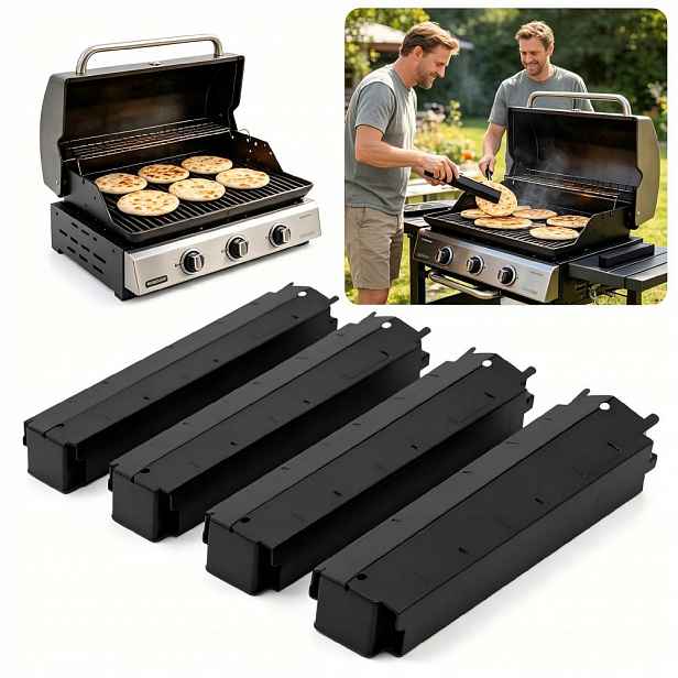 Kryt Na Hořák Kryt Plynového Grilovacího Hořáku 371x108 MM Pro Charbroil