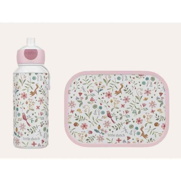 Little Dutch Svačinový set (láhev 400ml+box) - Fairy Wonders