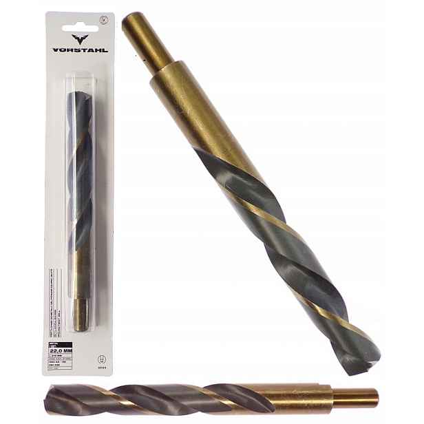 Vrták Do Kovu 22 mm 22 mm FI22 Hss Zapuštěný Podtáčený Hss-g Grip 13 mm