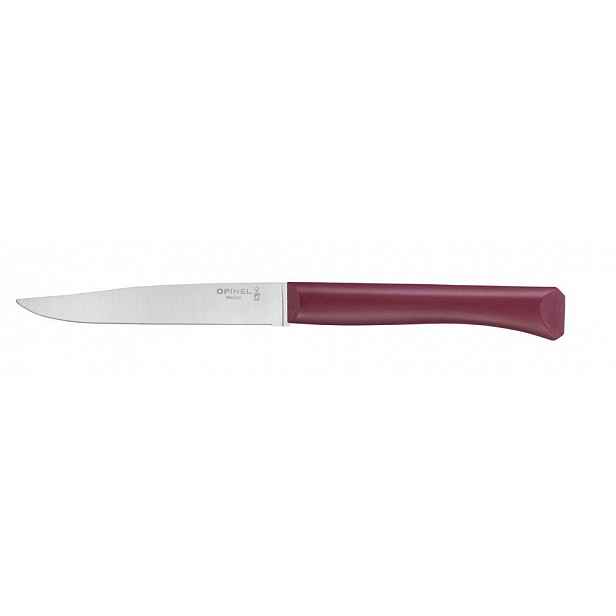 Opinel Bon Appetit steakový nůž s polymerovou rukojetí, granátový, čepel 11 cm 002196