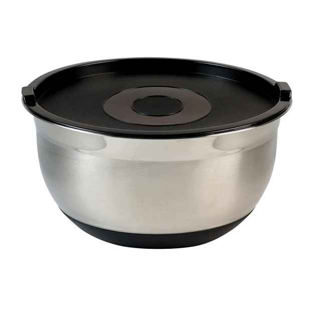 Kesper Mísa nerezová s plastovým víkem průměr 26cm