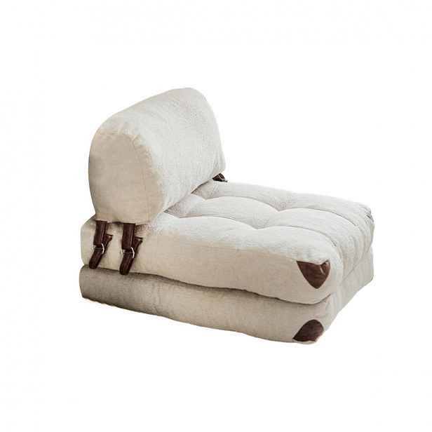 Křeslo Fold Teddy Cream