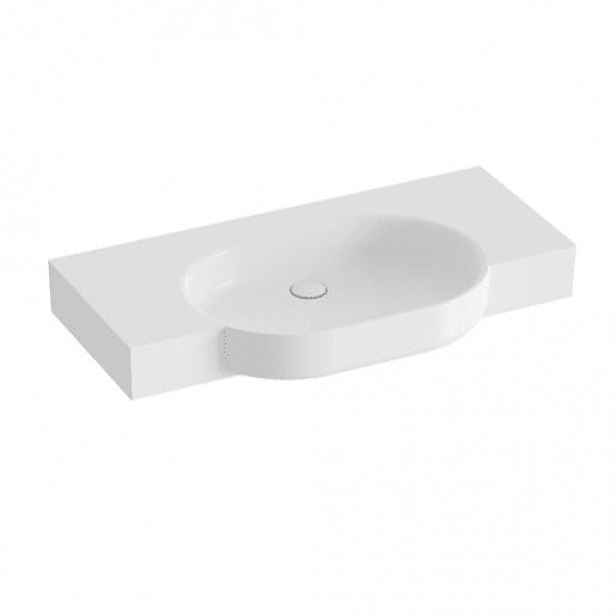 Ravak ARC umyvadlo 99,7x52,1 cm bez otvoru pro baterii XJX01310000