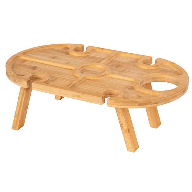 TZB Servírovací podnos Delia 50 cm bambus