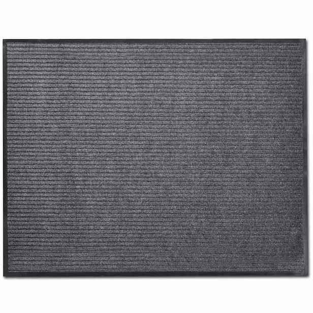 vidaXL Rohožka šedá 90x120 cm PVC