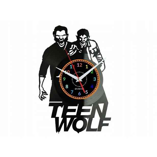 Teen Wolf Dárek Originální dekorace do domu Hodiny z vinylové desky