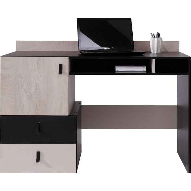 MASSENO PSACÍ STŮL ISEO, 125x55x86 cm, černý