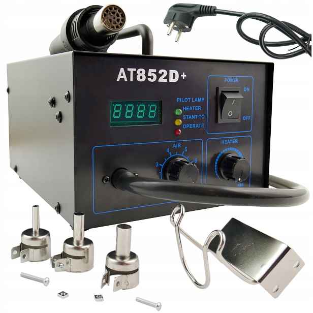 Svařovač plastů AT-852D+ Sada pro svařování plastů