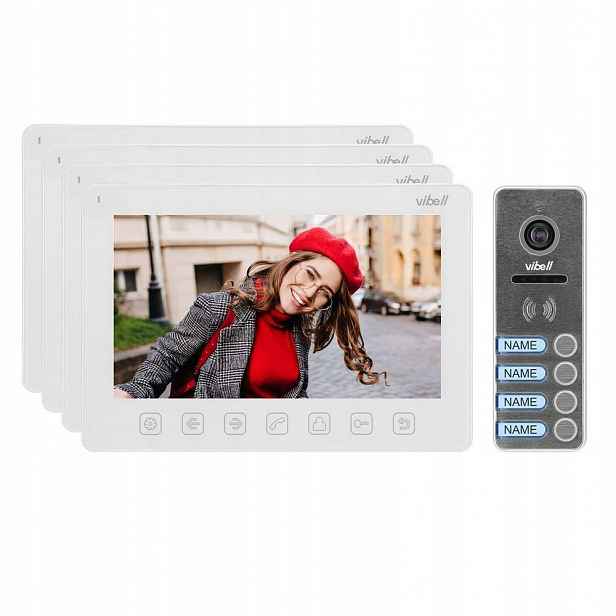 Vícerodinný videotelefon Noveo MULTI4 OR-VID-EX-1065/W bílý