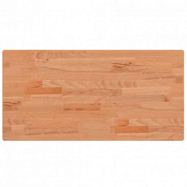 vidaXL Stolní deska 80 x 40 x 2,5 cm obdélníková masivní bukové dřevo