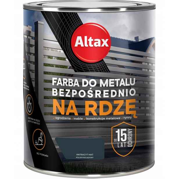 Barva na kov proti korozi 2.5L Antaryt Polomat Altax
