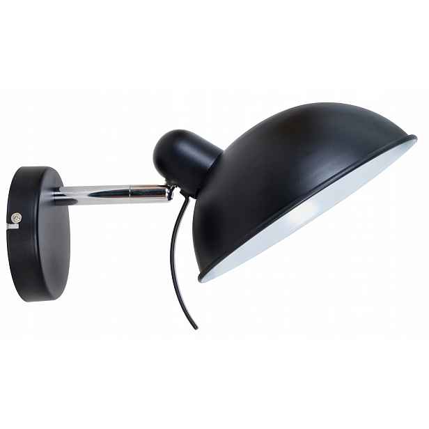 Černá pohyblivá nástěnná lampa 40W E14 Durio Candellux