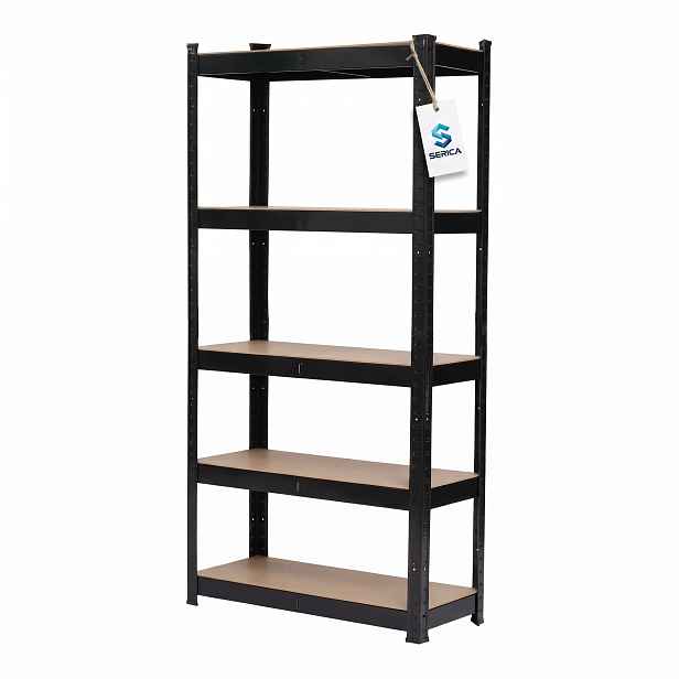 Kovový skladový regál dílenský 180x90x40 cm 1325 kg pro garáž sklep