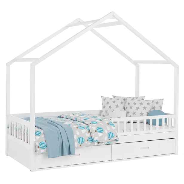 Tempo Kondela Montessori postel BIANKA 90x200 - bílá