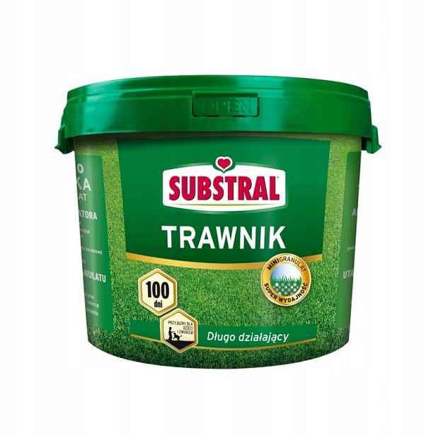 Trávníkové hnojivo trávy Substral 4,5 kg dlouhodobě působící granulované