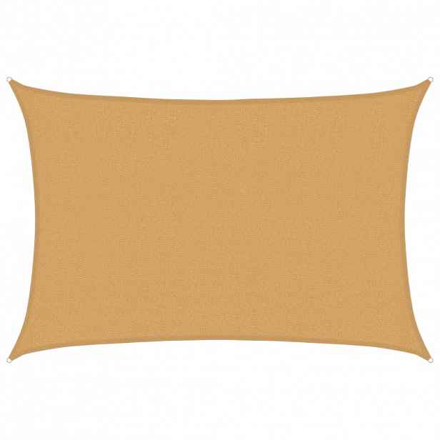 vidaXL Plachta proti slunci 160 g/m² obdélník písková 2,5 x 3,5 m HDPE