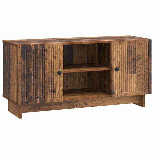 vidaXL Televizní skříň 102 x 34,5 x 50 cm Staré dřevo Kompozitní dřevo