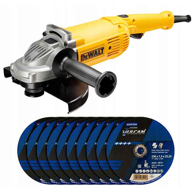 Bruska DeWALT DWE492 230 mm 2200 W 10 Ks Norton