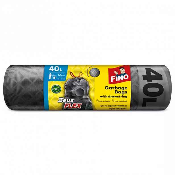 Fino pytle na odpad Zeus Flex zatahovací 40l. 12 ks