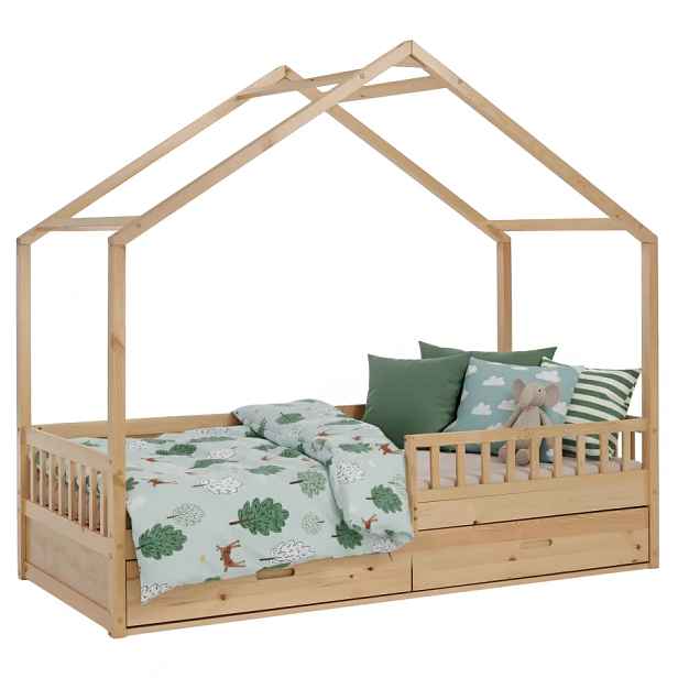 Tempo Kondela Montessori postel BIANKA 90x200 - přírodní