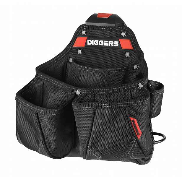Velká brašna na nářadí Diggers Framer Pouch 3 kapsy Odolný Materiál