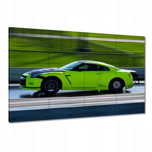 Obrazy 120x80 Zelené sportovní auto