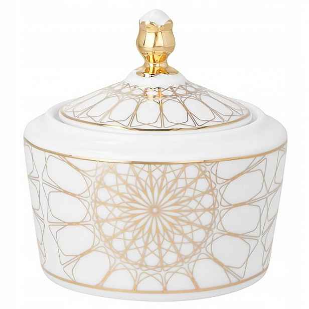 Cukřenka Ćmielów 250 ml Jenny Solaris Bílý porcelán