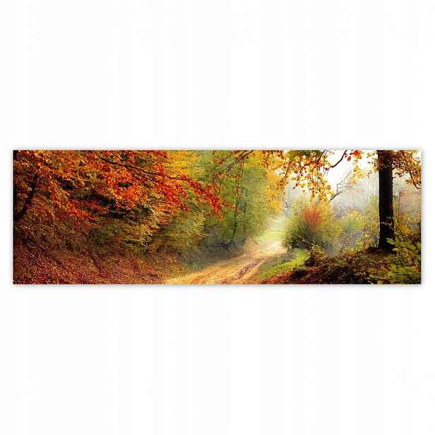 Plakáty 200x66 Cesta v lese podzim