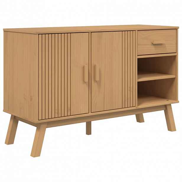 vidaXL Příborník OLDEN hnědý 114 x 43 x 73,5 cm masivní borové dřevo