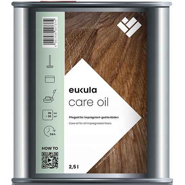 Eukula Care Oil 2,5L pečující olej na dřevěné podlahy