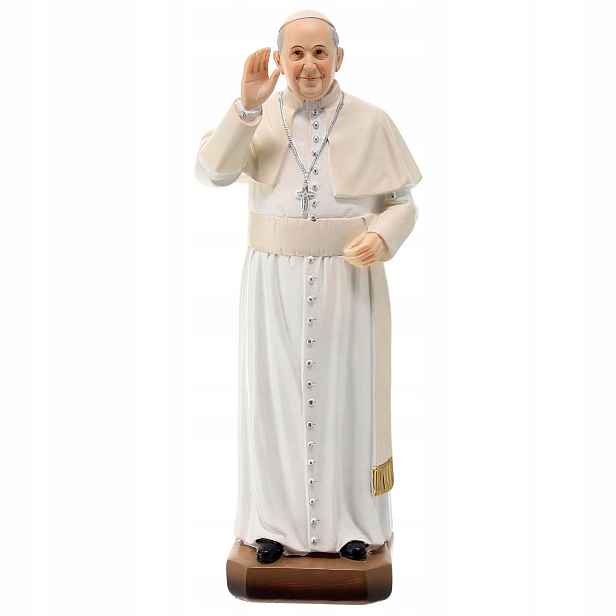 Figurka papež František I. Svatý otec 20 cm vysoká, Ručně Malovaná