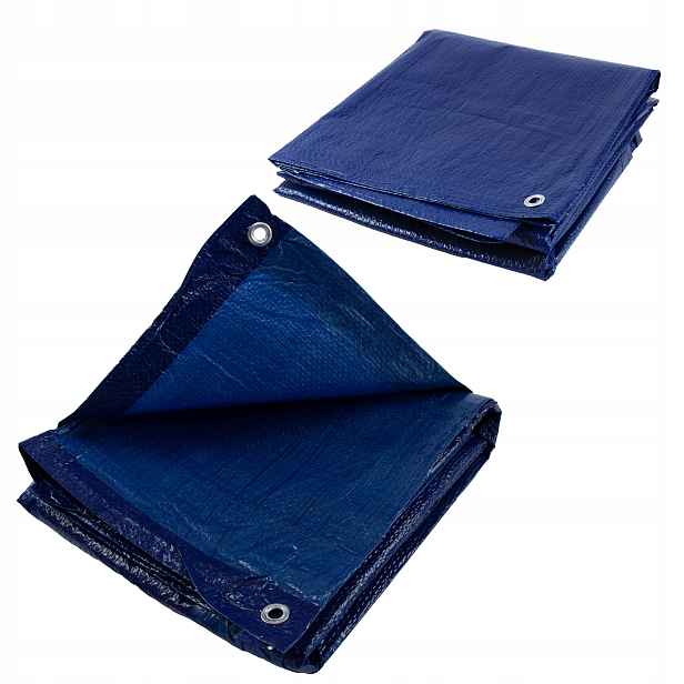 Plachta 60 g/m2 10 x 8m Modrá Univerzální Krycí Voděodolná
